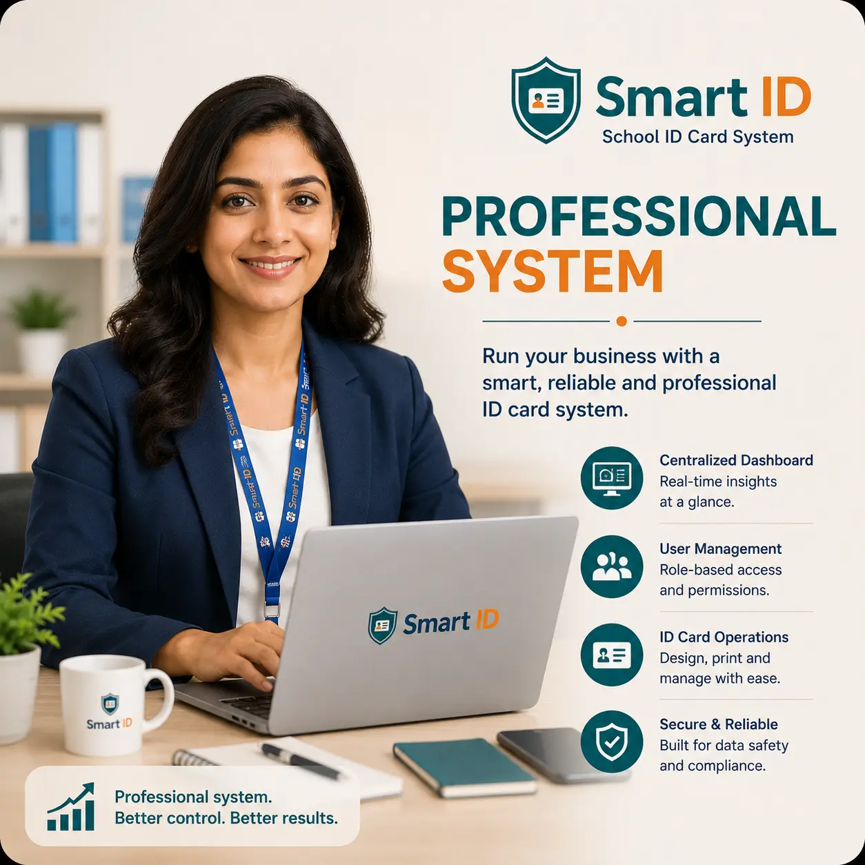 Professional Smart ID partner dashboard system